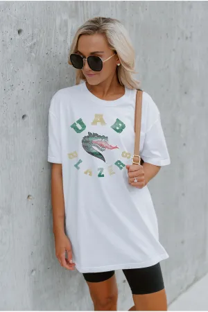 ALABAMA AT BIRMINGHAM BLAZERS"THIS TIME AROUND" OVERSIZED ROUND NECK TEE