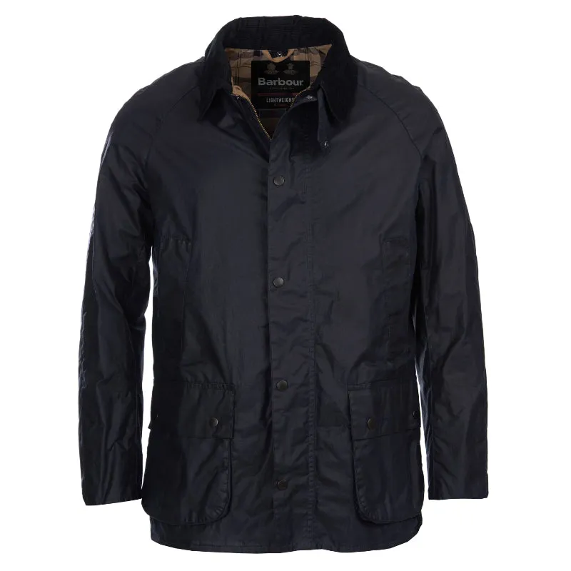 Barbour Ashby Mens Lightweight Wax Jacket - Royal Navy