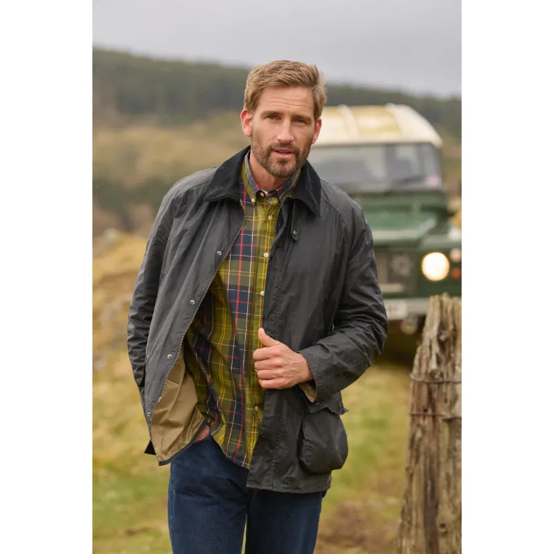 Barbour Ashby Mens Lightweight Wax Jacket - Royal Navy
