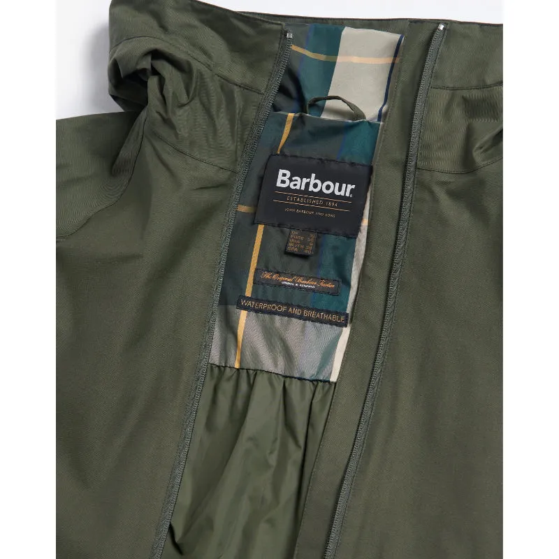 Barbour Heron Ladies Waterproof Jacket - Olive