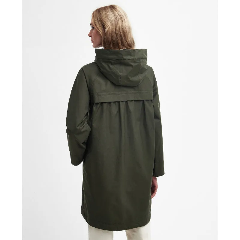 Barbour Heron Ladies Waterproof Jacket - Olive