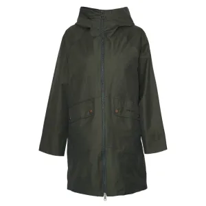 Barbour Heron Ladies Waterproof Jacket - Olive