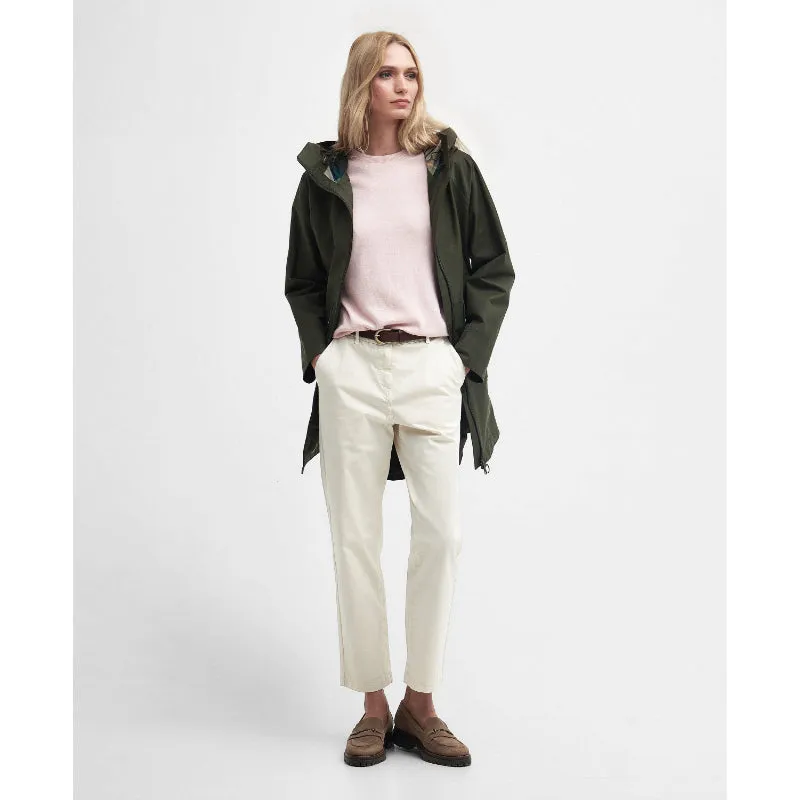 Barbour Heron Ladies Waterproof Jacket - Olive