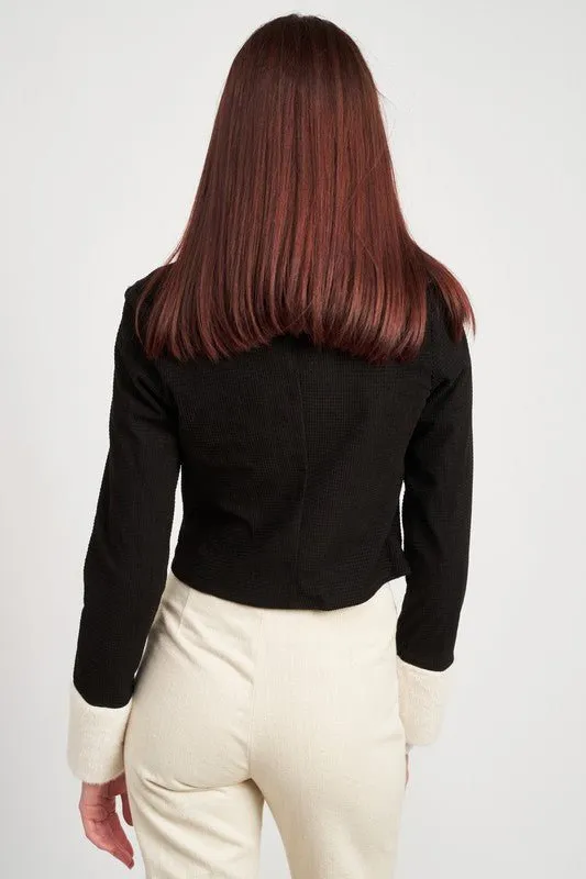 Black Crop Jacket