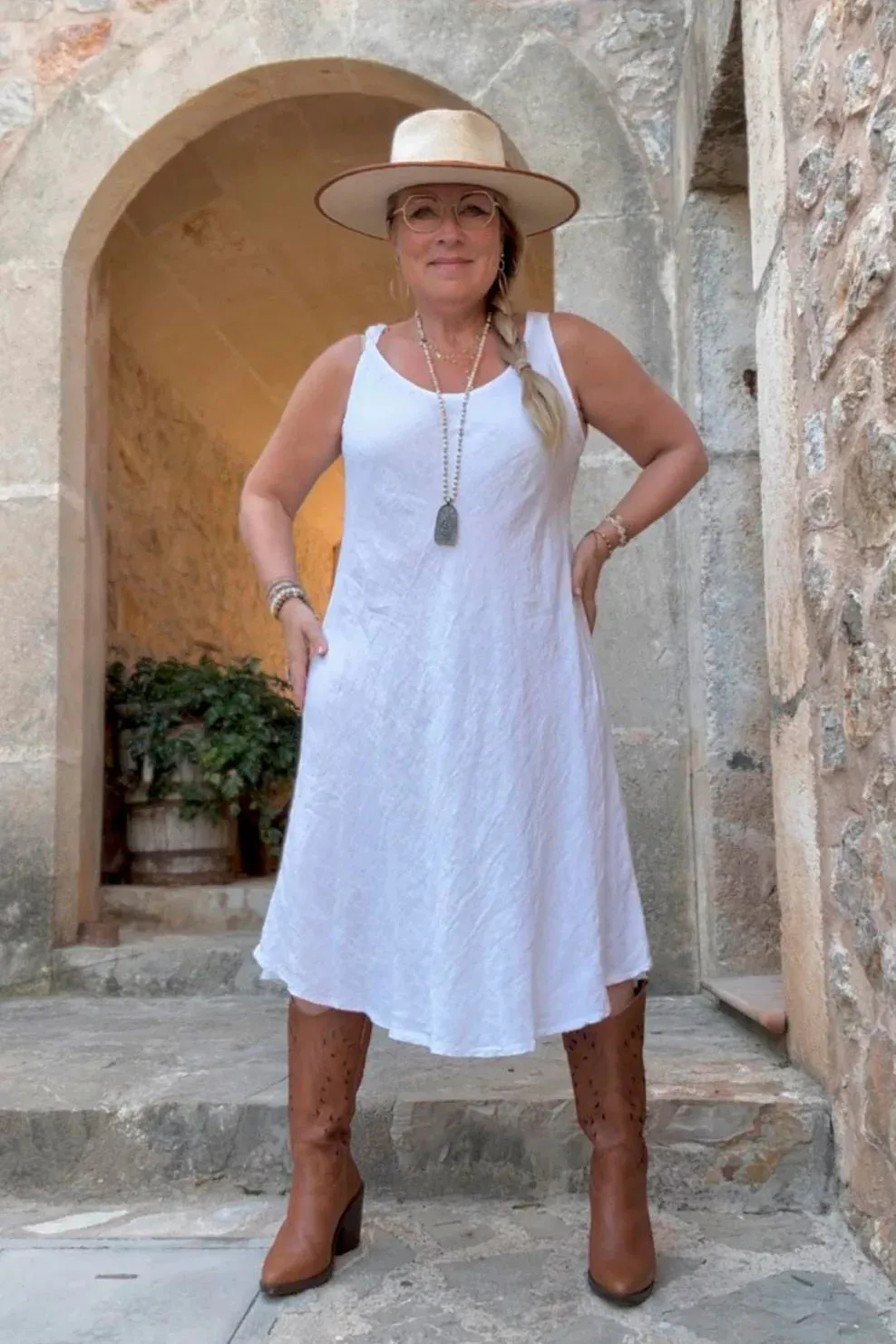 Bypias | Dawn Dress | White