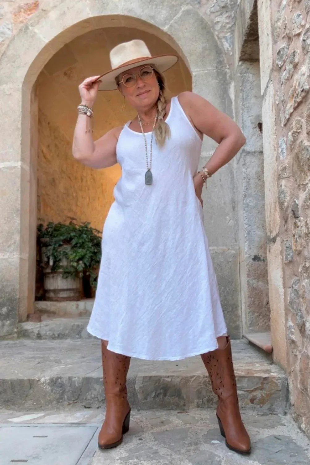 Bypias | Dawn Dress | White