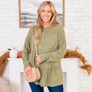 Crisp Autumn Air Tunic, Olive