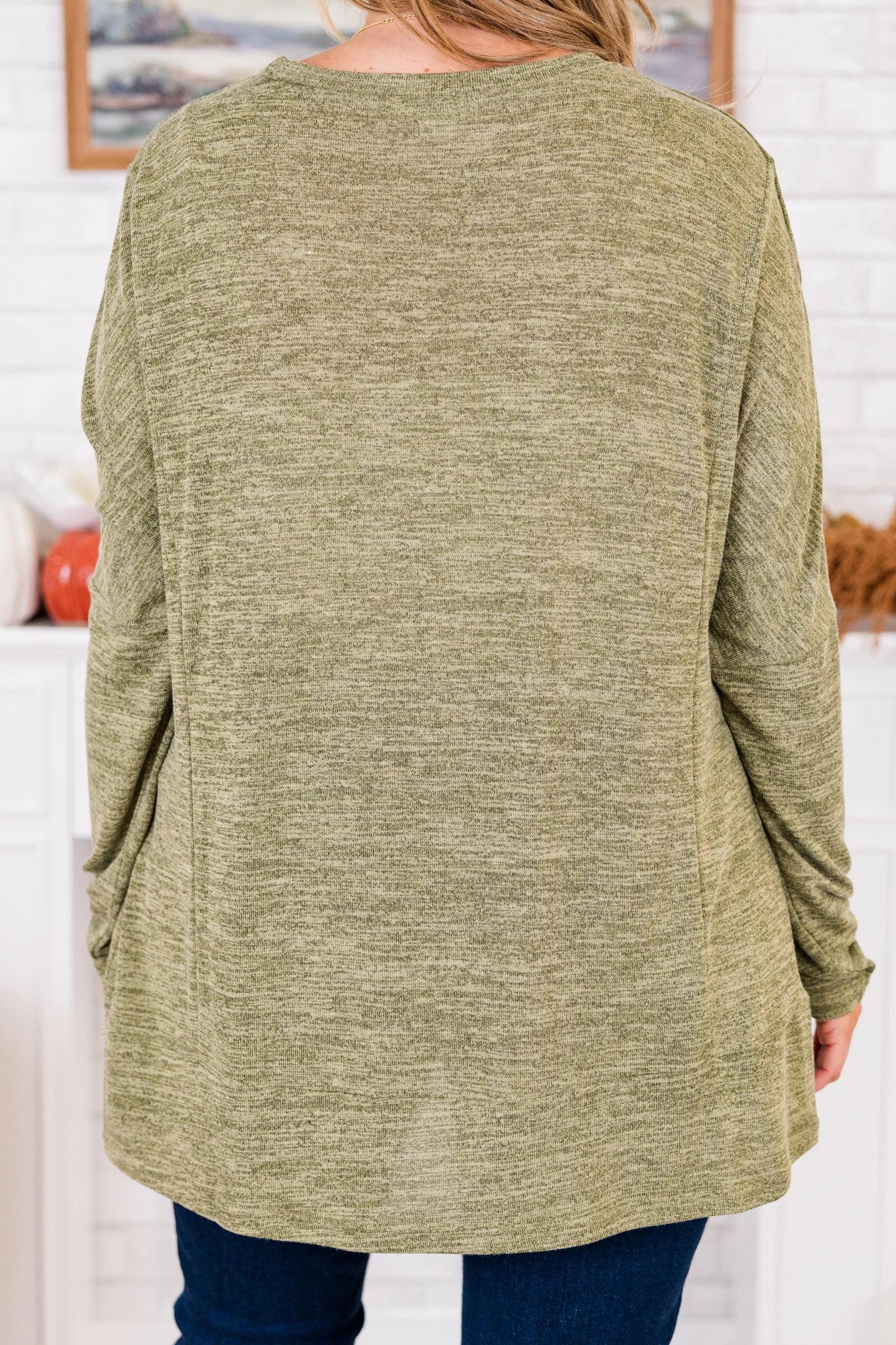 Crisp Autumn Air Tunic, Olive