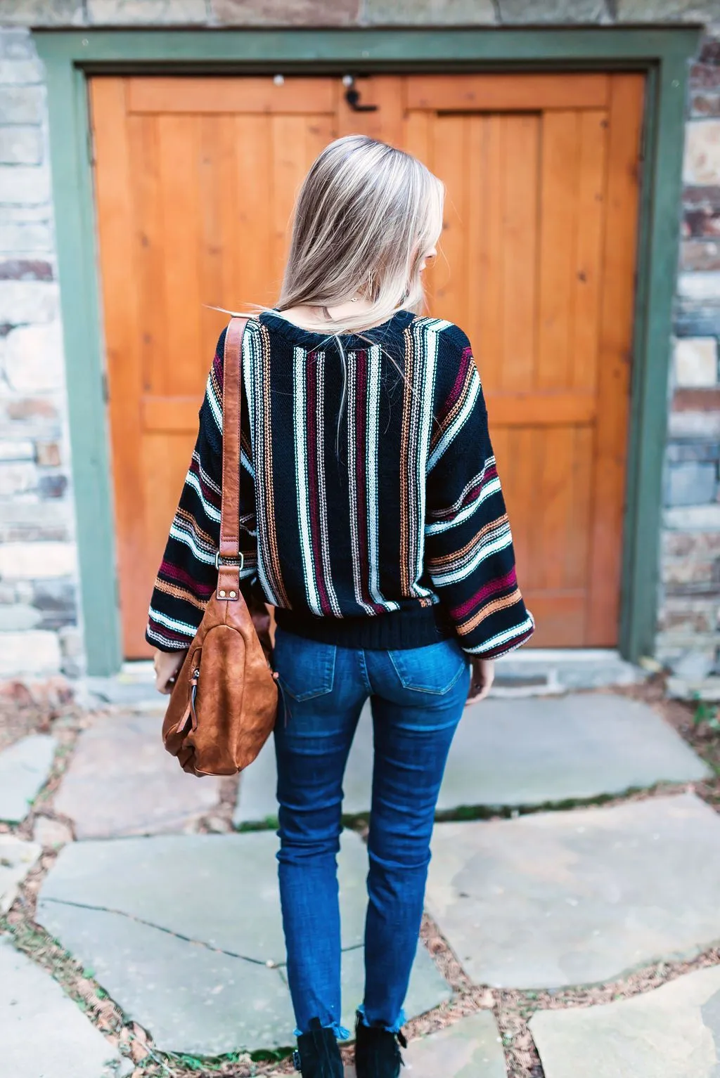 Falling In Love Striped Sweater