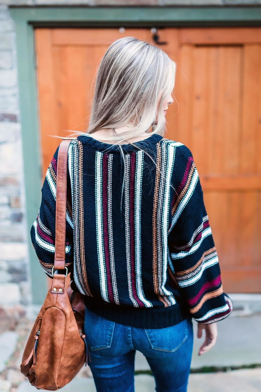 Falling In Love Striped Sweater