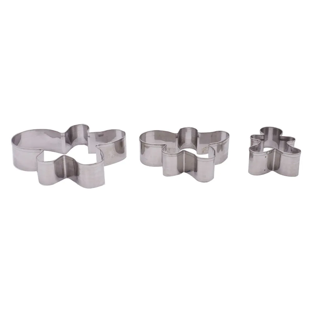Gingerbread Man Cookie Cutter 3Pcs Set