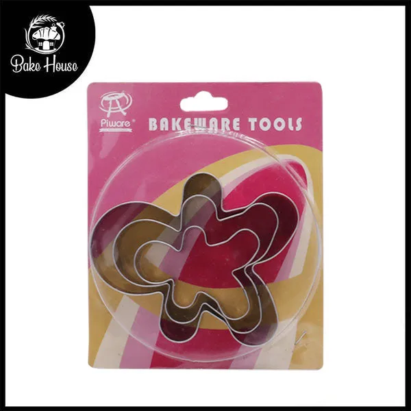Gingerbread Man Cookie Cutter 3Pcs Set