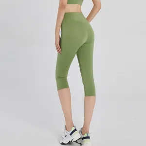 Hip Flattering Fitted Yoga Pants luluFabric Women Jogging Hip-Flattering Activewear