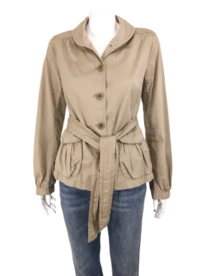 J. Crew, Women's Belted Cotton Jacket, Size 6