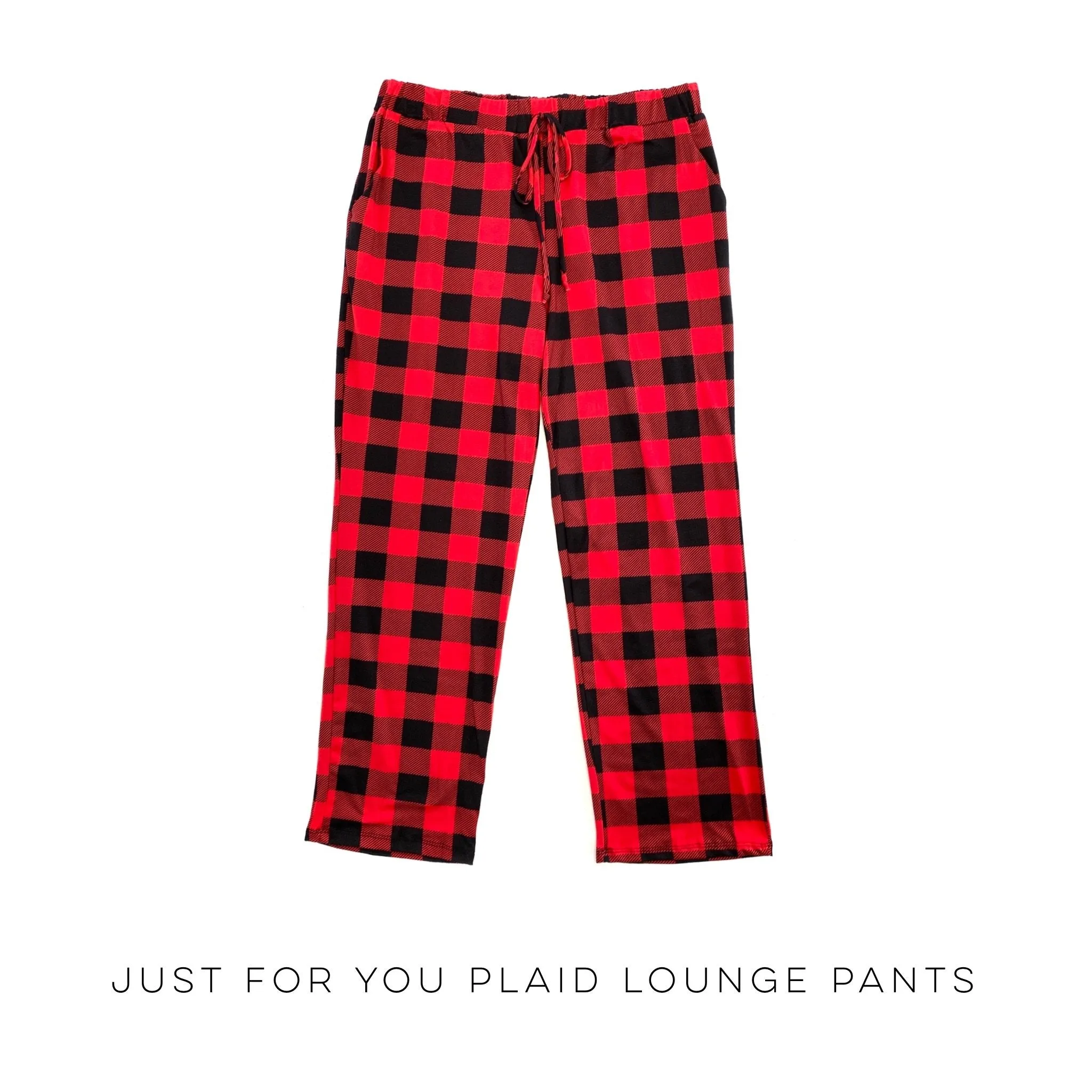 Just For You Plaid Lounge Pants