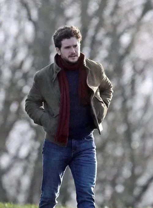 KIT HARINGTON LEATHER JACKET | ETERNALS JACKETS