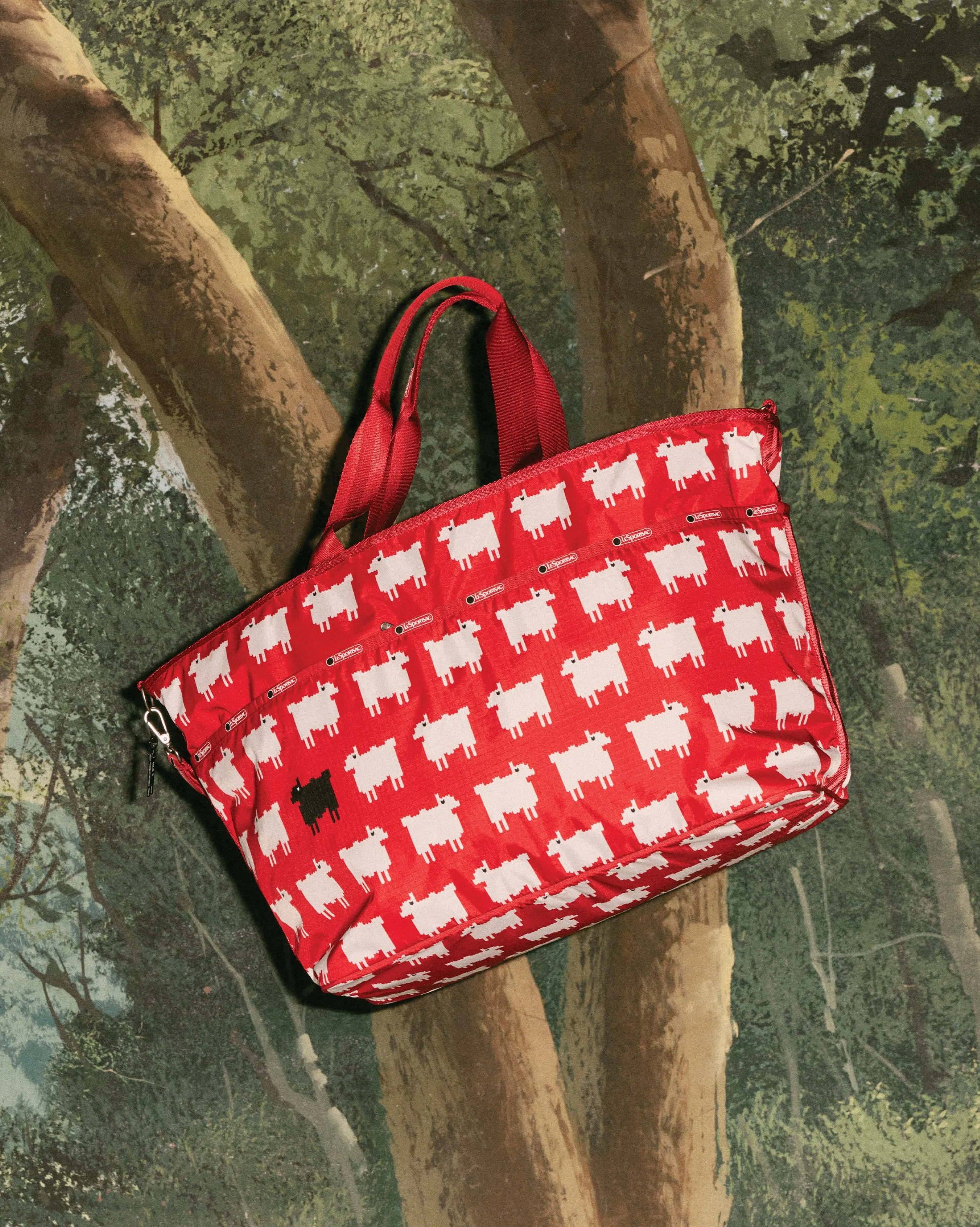 LeSportsac x Warm & Wonderful Arc en Ciel Large Ziptop Tote
