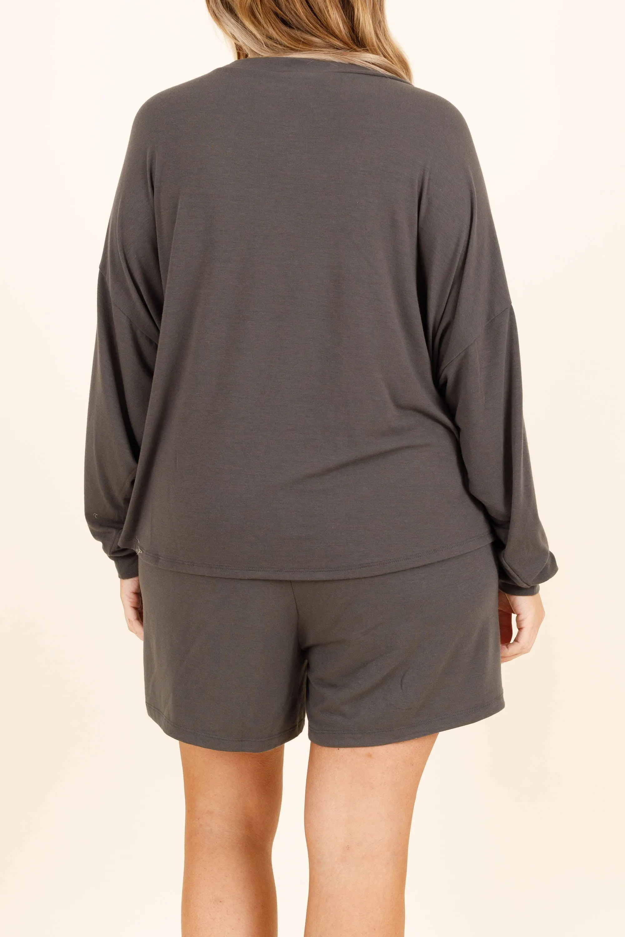 Live, Love, Lounge Set, Ash Grey