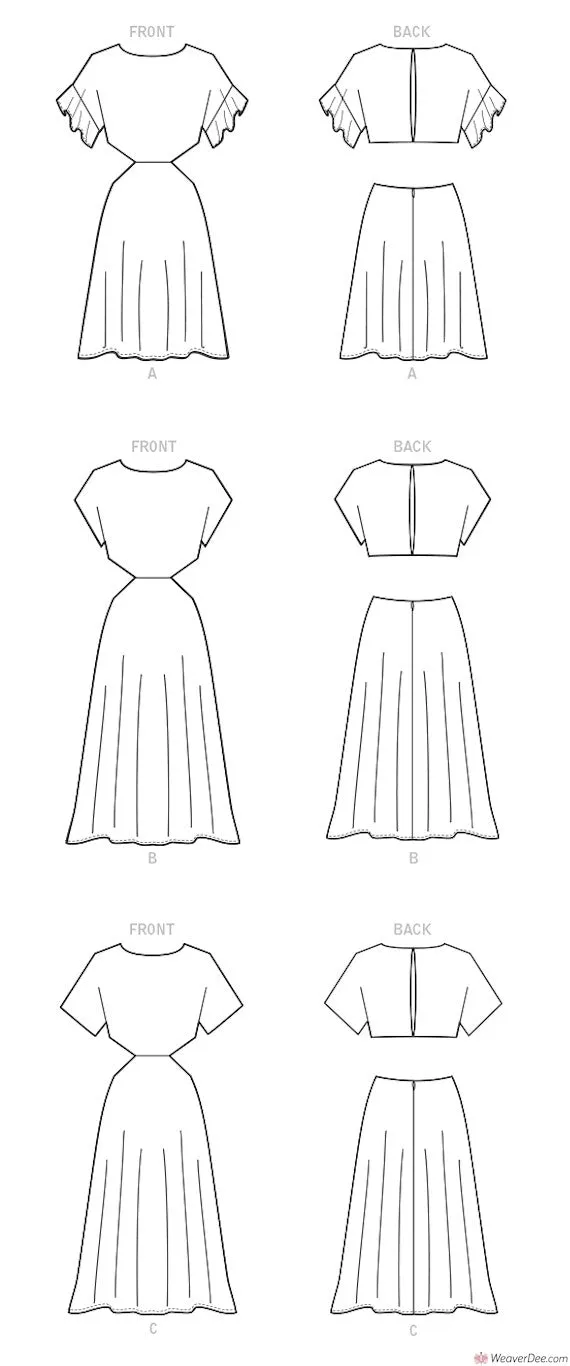 McCall's Pattern M8175 Misses' Dresses #VanessaMcCalls