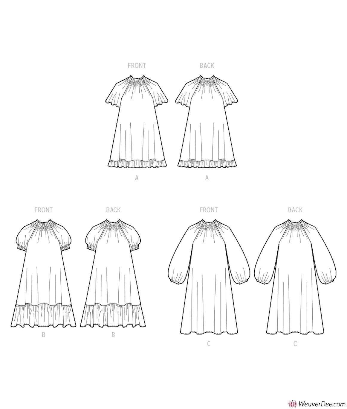 McCall's Pattern M8283 Children's & Girls' Dresses