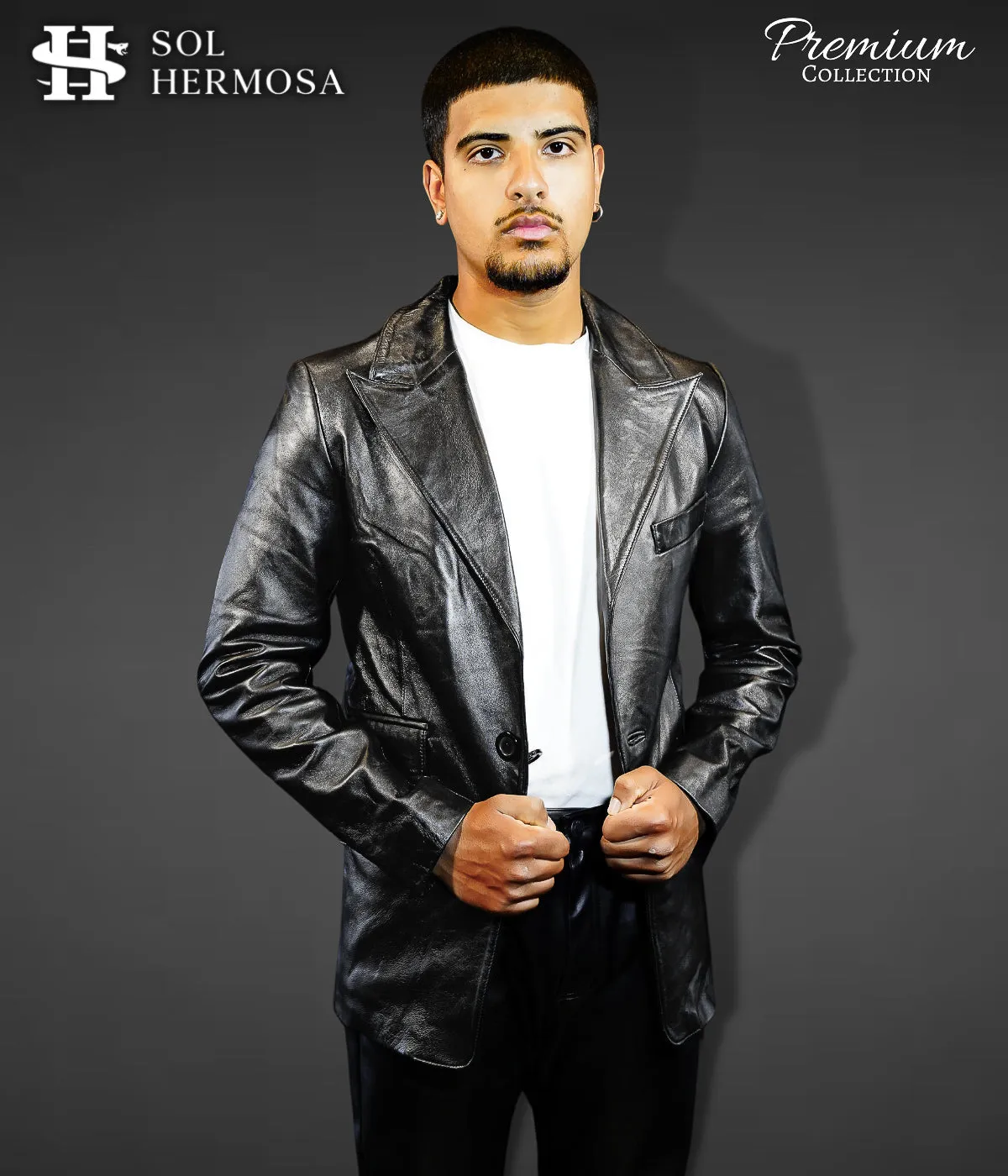 Men's Leather Blazer - Fernandez