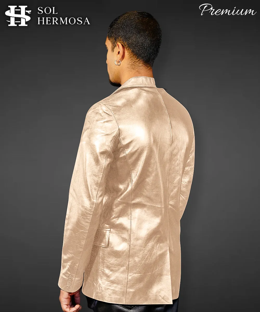 Men's Leather Blazer - Fernandez