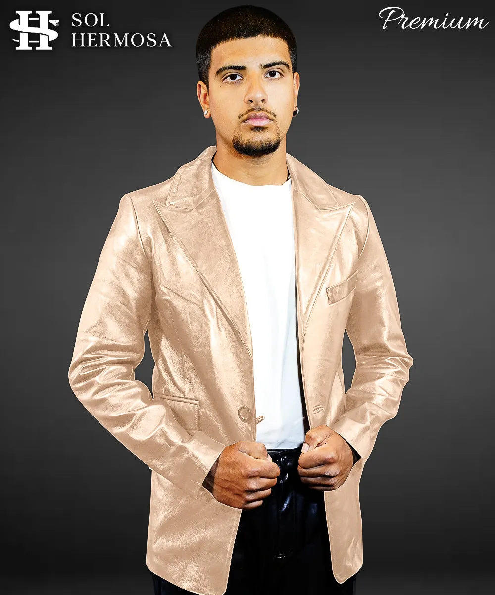 Men's Leather Blazer - Fernandez