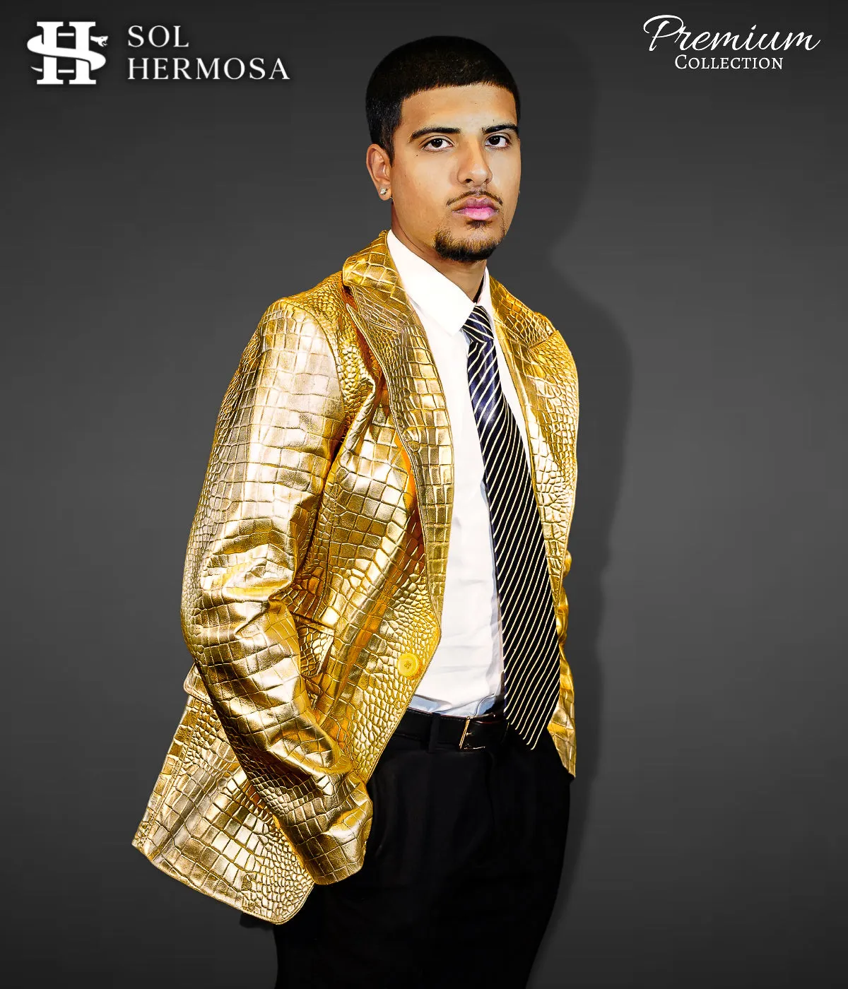 Men's Leather Blazer - Fernandez