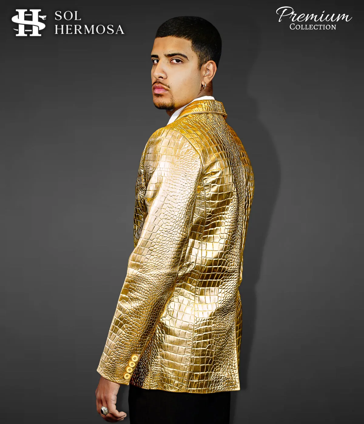 Men's Leather Blazer - Fernandez