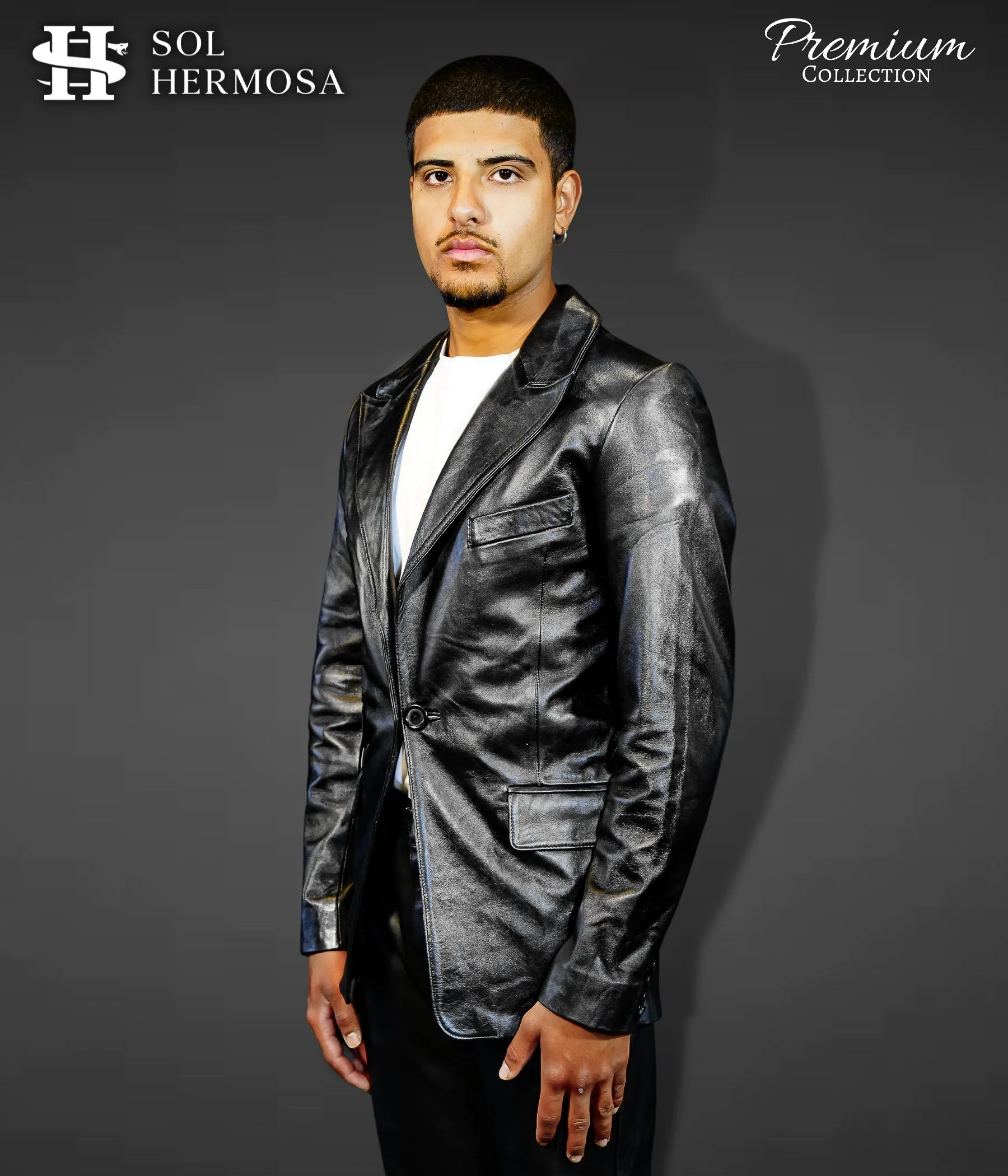 Men's Leather Blazer - Fernandez