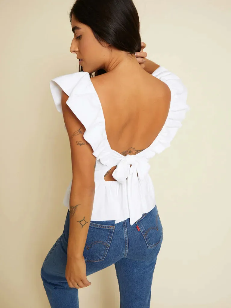 Nation LTD Jenny Fused Ruffle Tank