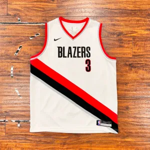 Nike Portland Trail Blazers CJ McCollum Jersey Sz YXL