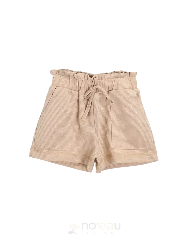 NOE X KAHIAU - Aloha Tribal Flower Long Sleeve and Shorts Keiki Set