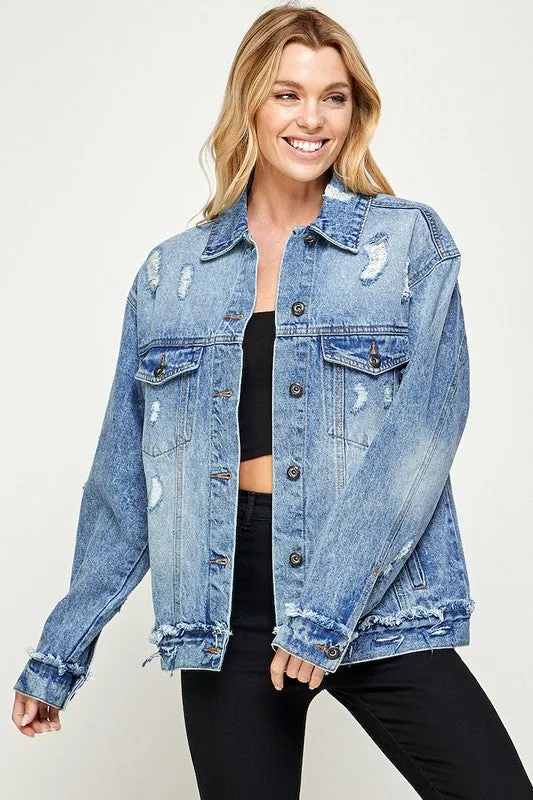 Oversize Medium Denim Jacket