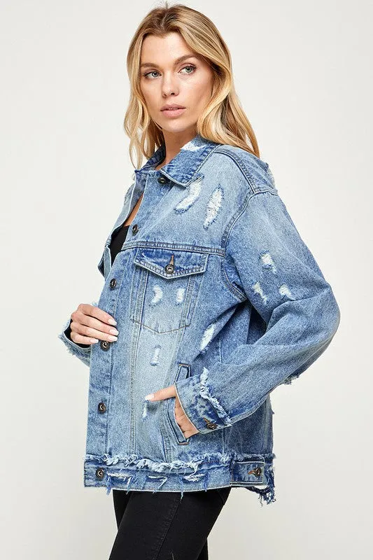 Oversize Medium Denim Jacket