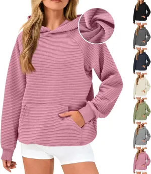 Oversized Hoodies for Women Loose Comfy Long Sleeve Hooded Sweatshirts Casual Trendy Fall Clothes with Pockets