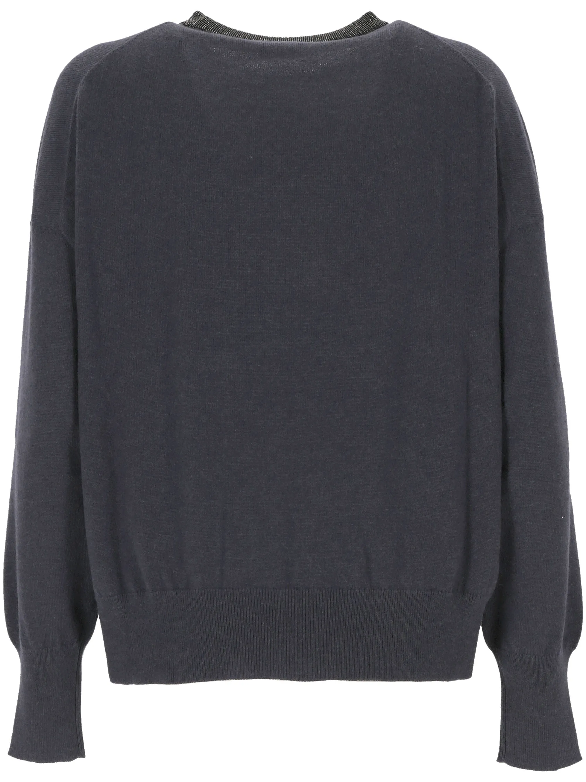 Oxford Blue Cashmere Knit Sweater