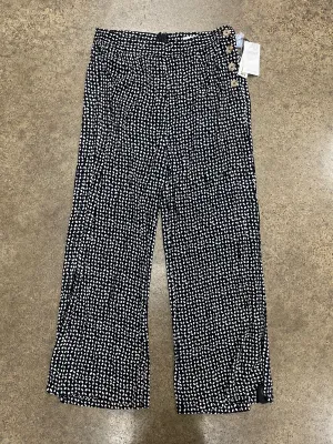 Pants Wide Leg By Clothes Mentor In Black & White, Size:L