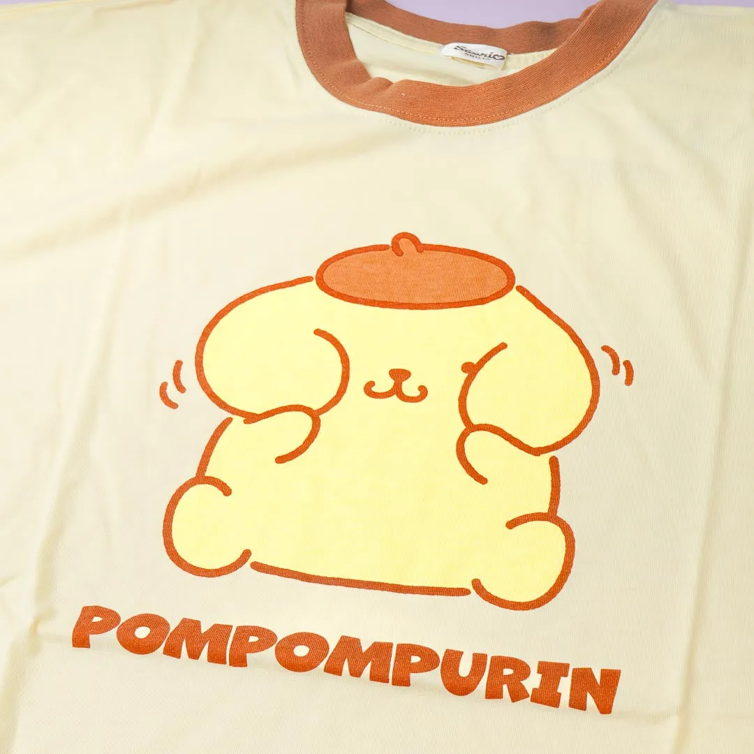 Pompompurin Fun Day Ringer T-Shirt