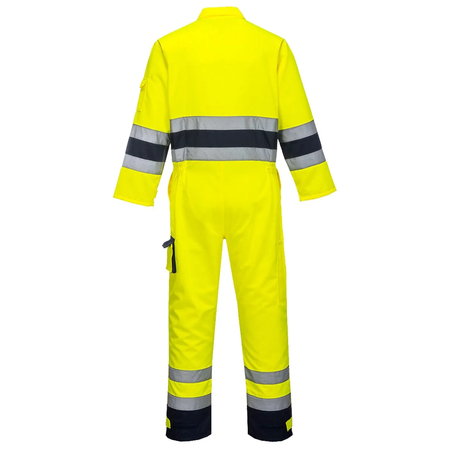 Portwest Nantes Hi-Vis Coverall Yellow/Navy - Extra Large