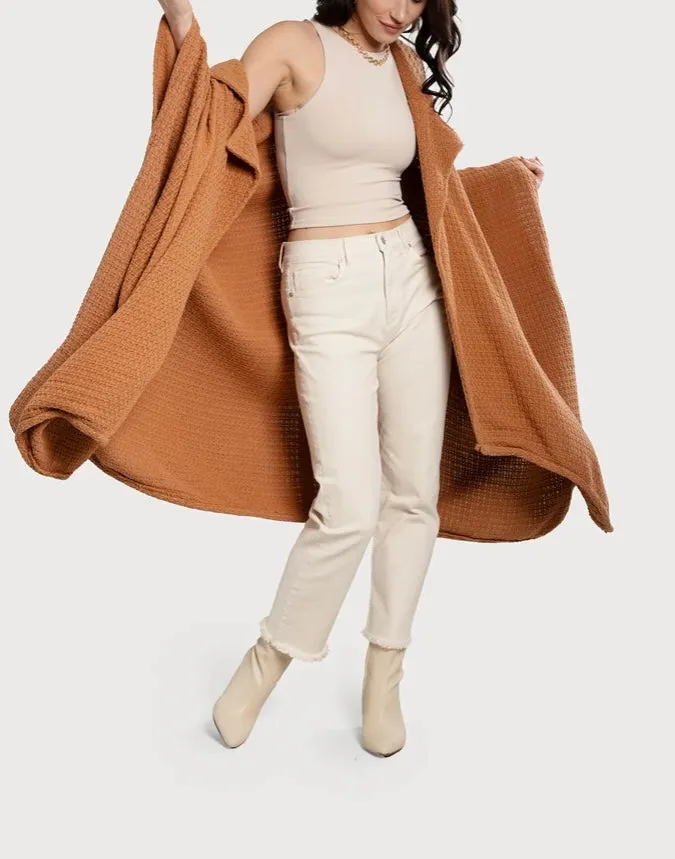 Regina Waffle Cardigan / Kimono /Jacket