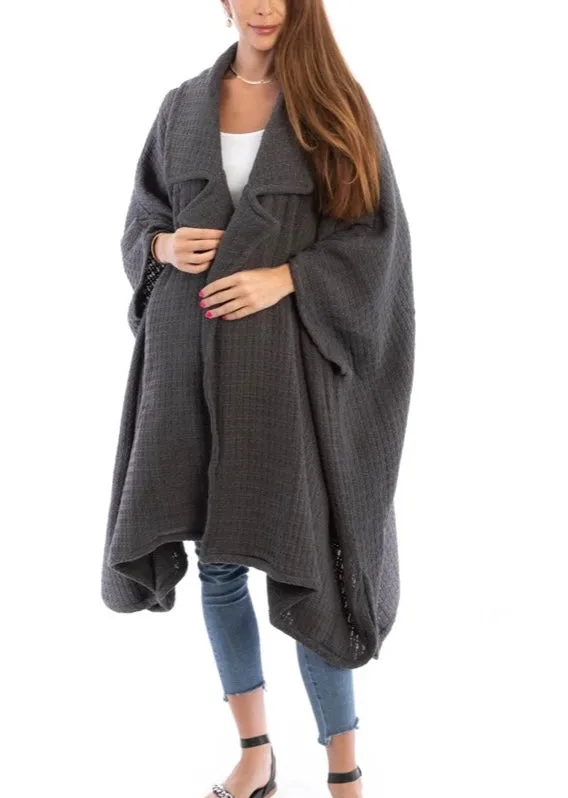 Regina Waffle Cardigan / Kimono /Jacket