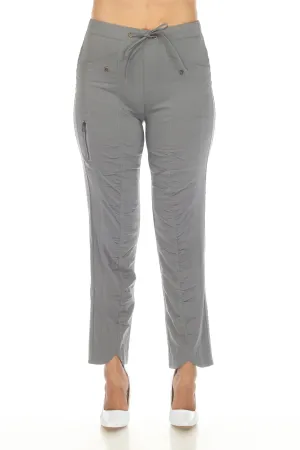 Ruched Scallop Cargo Pant