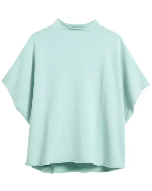 Seafoam Audrey Funnel Neck Capelet