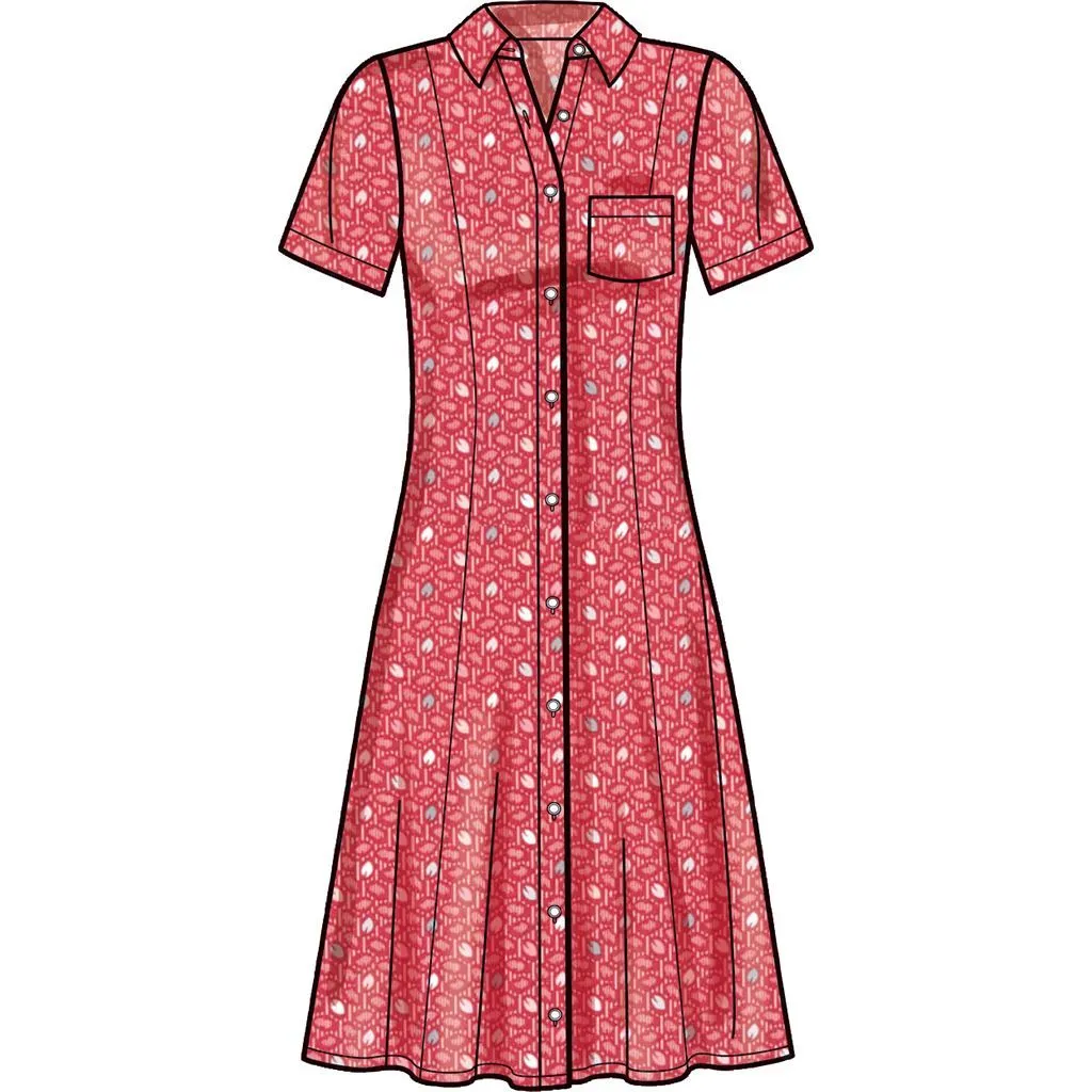 Simplicity Sewing Pattern S9260 Misses' & Women's Button Front Dresses