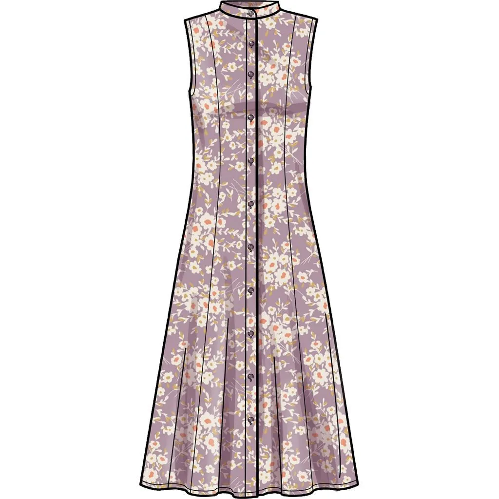 Simplicity Sewing Pattern S9260 Misses' & Women's Button Front Dresses