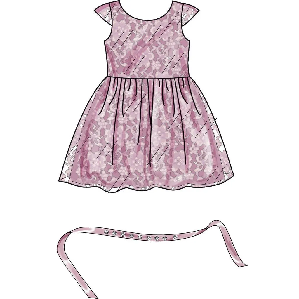 Simplicity Sewing Pattern S9320 Children's Gathered Skirt Dresses