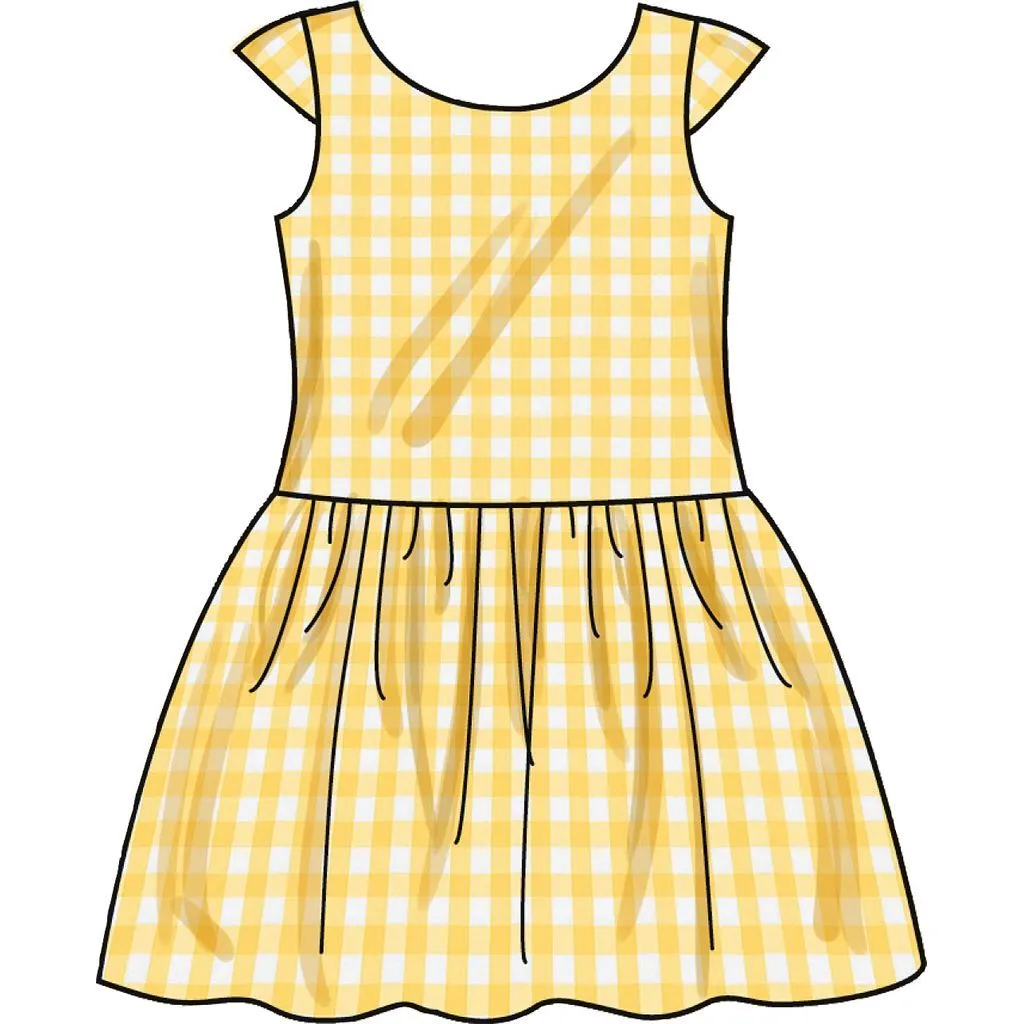 Simplicity Sewing Pattern S9320 Children's Gathered Skirt Dresses