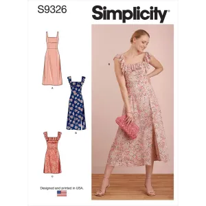Simplicity Sewing Pattern S9326 Misses' Dresses