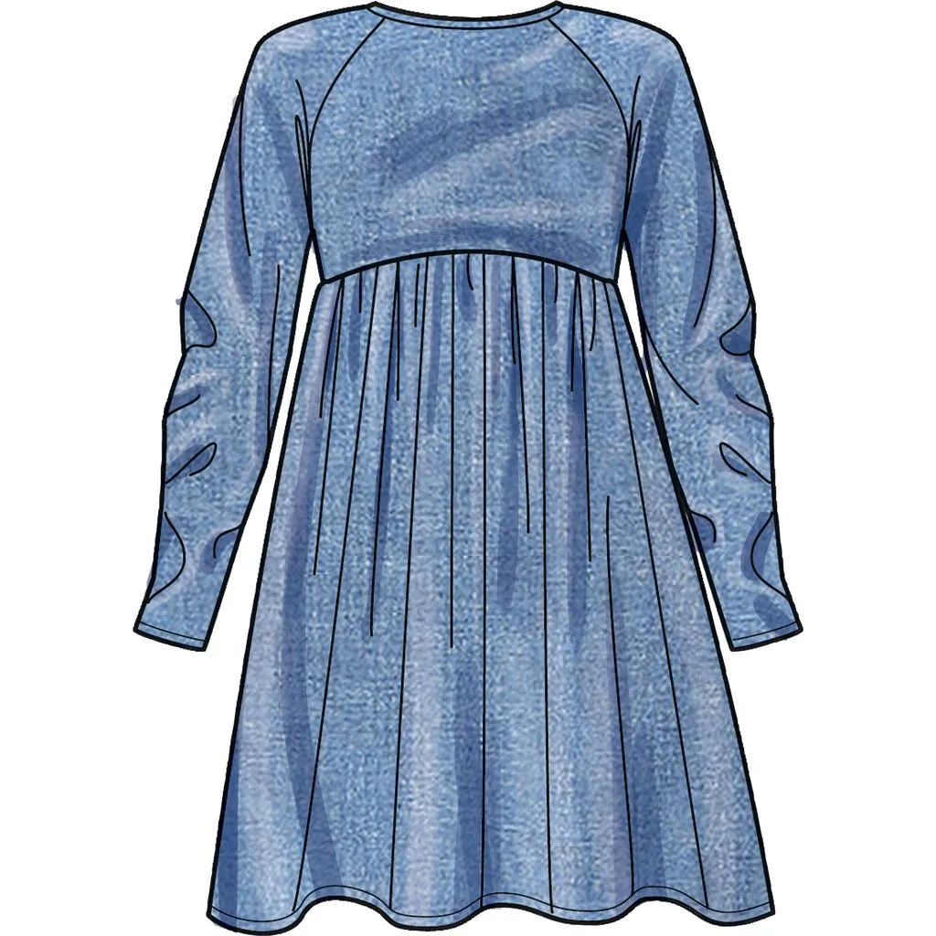 Simplicity Sewing Pattern S9380 Misses' Sweatshirt Dresses